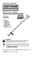 Craftsman professional 358.792011 Manual De Instrucciones