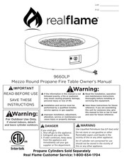 RealFlame 9660LP Manual De Instrucciones