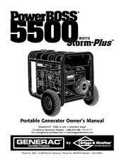 Briggs & Stratton GENERAC PowerBOSS Storm-Plus 5500 Manual De Instrucciones