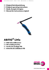 Abicor Binzel ABITIG Little Manual De Instrucciones Original