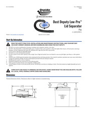 Oneida Air Systems Low-Pro AXD259911 Manual De Instrucciones