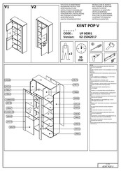 Forma Ideale KENT POP V Instrucciones De Montaje