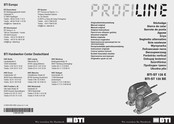 profiline BTI-ST 135 E Manual Original