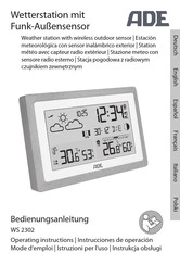 Ade WS 2302 Instrucciones De Operación