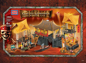 Mega Bloks Pirates of the Caribbean AT WORLD S END 1064 Instrucciones De Montaje