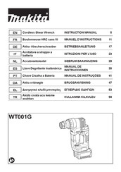 Makita WT001G Manual De Instrucciones