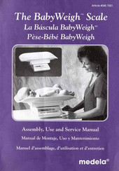 Medela BabyWeigh Manual De Montaje, Uso Y Mantenimiento