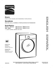 Kenmore 796.9027 9 Serie Guia De Uso Y Cuidado E Instrucciones De Instalacion