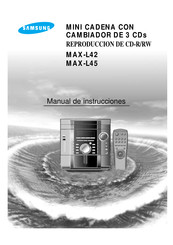 Samsung MAX-L45 Manual De Instrucciones