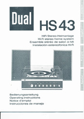 Dual HS 43 Instrucciones De Manejo