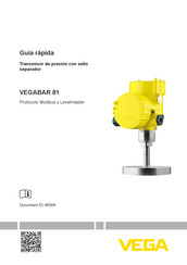 Vega VEGABAR 81 Guía Rápida