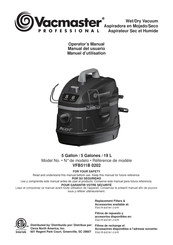 Vacmaster VFB511B 0202 Manual Del Usuario