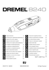 Dremel 8240-5/65 Traducción De Las Instrucciones Originales