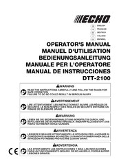 Echo DTT-2100 Manual De Instrucciones