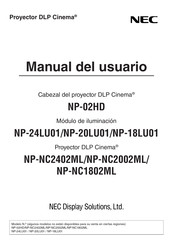 NEC NP-NC1802ML Manual Del Usuario