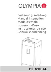 Olympia PS 416.4C Instrucciones De Uso