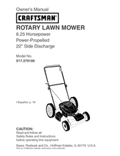 Craftsman 917.379100 Manual Del Usuario