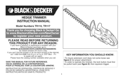 Black and Decker TR116 Manual De Instrucciones