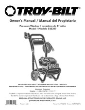 Troy-Bilt 020207 Manual Del Propietário