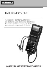 Midtronics MDX-653P Manual De Instrucciones