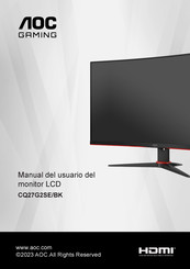 Aoc CQ27G2SE/BK Manual Del Usuario