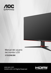 AOC 27G2ZNE/BK Manual Del Usuario