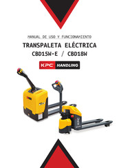 KPC CBD18W Manual De Uso Y Funcionamiento