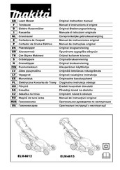 Makita ELM4613 Manual De Instrucciones Original