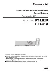 Panasonic PT-LB1U Instrucciones De Funcionamiento