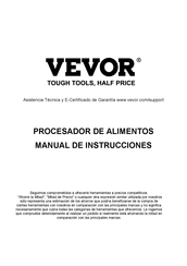 VEVOR AMJ-215F Manual De Instrucciones