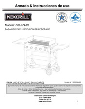 Nexgrill 720-0744B Armado & Instrucciones De Uso