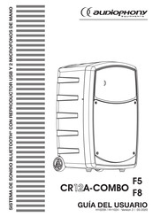 audiophony CR12A-COMBO F8 Guia Del Usuario