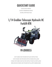 RC4WD Grabber Telescopic Hydraulic RC Forklift RTRVV-JD00055 Guia De Inicio Rapido