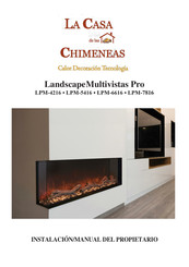 La Casa de las Chimeneas LandscapeMultivistas Pro LPM-7816 Manual Del Propietário