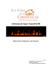 La Casa de las Chimeneas FusionFire 60 Manual De Instalación Y De Usuario