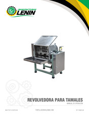 Manufacturas Lenin REVOLVEDORA PARA TAMALES Manual De Operación