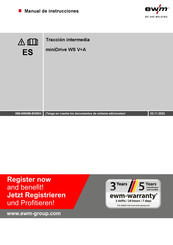 EWM miniDrive WS V+A Manual De Instrucciones