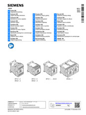 Siemens SIRIUS 3RH24 1 Serie Instructivo