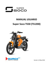 Super SOCO TS50 2018 Manual Del Usuario