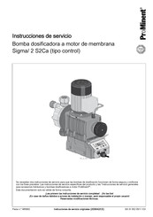 Prominent Sigma/ 2 S2Ca Instrucciones De Servicio