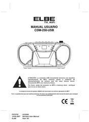 ELBE CDM-250-USB Manual Usuario