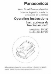 Panasonic EW280 Instrucciones De Funcionamiento