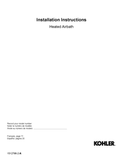 Kohler K-1167-XHGHR-58 Instrucciones De Instalación