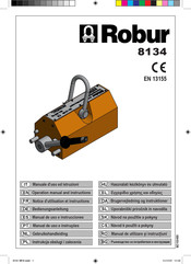 Robur 081340030 Manual De Uso E Instrucciones