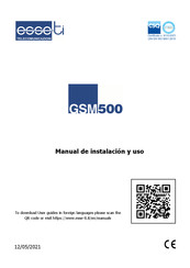 Esse-ti GSM500 Manual De Instalacion Y Uso