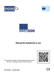 Esse-ti GSM500 GD NET Manual De Instalacion Y Uso