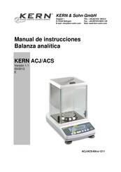 Kern ACJ Serie Manual De Instrucciones