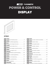 Dometic POWER & CONTROL DTB01 Instrucciones De Montaje Y De Uso