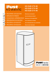 Fust NOVAMATIC KS OLDI 274-IB Libro De Instrucciones