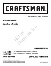 Craftsman CMXGWAS020734 Manual Del Operador